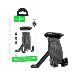 Soporte para Teléfono de Moto Hoco CA119 para Espejo Retrovisor Negro Soporte para Teléfono de Moto Hoco CA119 para Espejo Retrovisor Negro